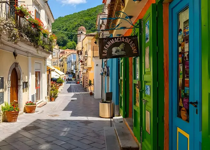 Casa Vista Mare Con Giardino 度假居 *