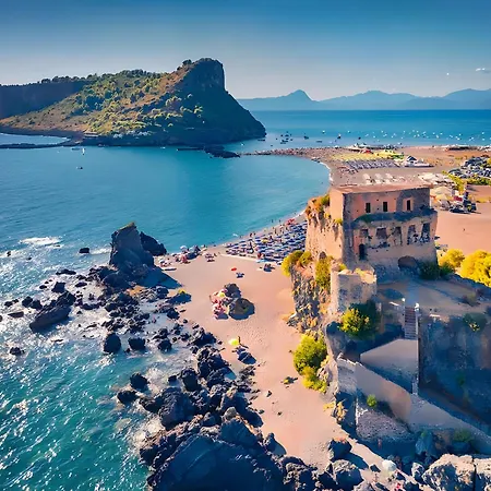 別荘 Casa Vista Mare Con Giardino プラーイア・ア・マーレ